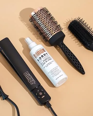 Cricket Friction Free Pick Comb for Detangling  Conditioning  Lifting  Fluffing  Curly  Thick  Medium  Long  All Hair Types  Wide Tooth Comb - Binge Collection