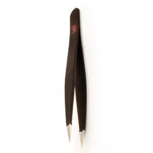 SEKI EDGE SS-501- Black Stainless Steel Point Tweezer - Multi-Purpose Pointed Tweezers