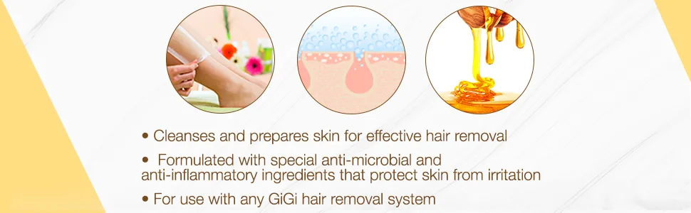 GiGi Pre Hon   Pre-Epilation for Hair Waxing  8 oz - GiGi Pre-Hon
