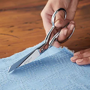 Gingher Dressmaker's Fabric Scissors - 8 Stainless Steel Shears - Sharp Knife Edge Fabric Scissors with Protective Sheath Edge Dressmaker's Shears - Gingher Scissors