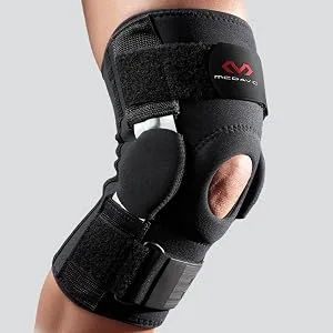 McDavid Knee Brace with Side Hinges. Maximum Knee Support & Compression for Stability & Recovery Aid  Patella Tendon Support  Tendonitis Pain Relief  Ligament Support  Hyperextension. Men & Women Medium - product information 2