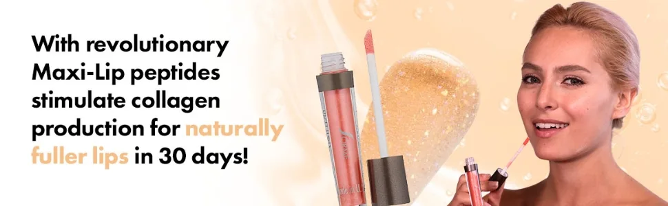 SORME Treatment Cosmetics Lipthick Lipgloss | Lip plumping Gloss for Shiny and Fuller Looking Lips Demure - Banner 3
