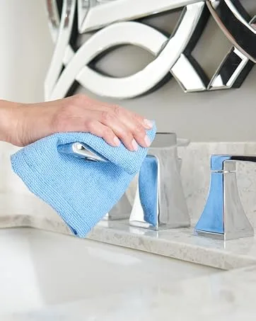 Quickie Hand and Nail Brush  Soft on Nails and Cuticles  Remove Dirt Under Nails  Hand Scrubber and Cleaner - Quickie MIcrofiber