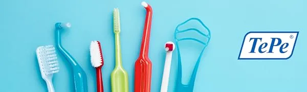 TEPE Implant Orthodontic Soft Toothbrush   Extra Narrow Brush Head Thin Neck 1Pk - product information 1