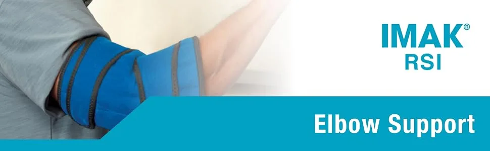IMAK RSI Elbow Support - Elbow Brace and Immobilizer for Nighttime - Removable Splint for Customizable Comfort and Support - IMKA10110-1