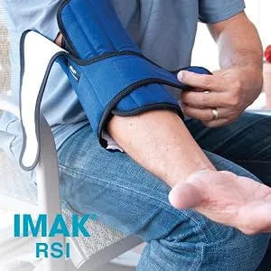 IMAK RSI Elbow Support - Elbow Brace and Immobilizer for Nighttime - Removable Splint for Customizable Comfort and Support - IMKA10110-2