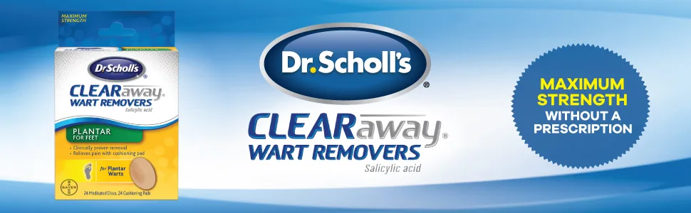 Dr. Scholl's Clear Away Wart Remover Plantar 24 ea - Dr. Scholl