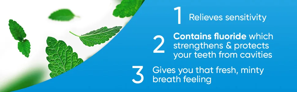 Sensodyne Fresh Mint Cavity Prevention and Sensitivity Relief Toothpaste  Sensitive Teeth Treatment and Cavity Protection - 4 Ounces - Sensodyne Fresh Mint