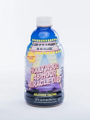 Hollywood Miracle Diet 48-Hour Diet  Natural Drink-Fruit Blend-32 oz - Bottle Hollywood 48 Hour Diet