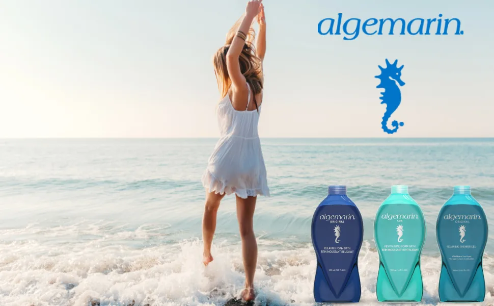 Algemarin Original Relaxing Shower Gel   European Sea Algae Body Cleanser (500 ml) - algemarin