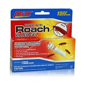 Pic GEL1 Roach Control Gel In Syringe  1-Ounce - Boric Acid