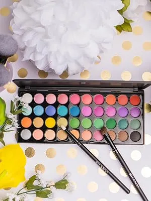 SHANY Boutique 40 Colors Neon Highly Pigmented Long Lasting Matte Shimmer Neon Eyeshadow Palette - bold eyeshadow palette