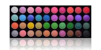 SHANY Boutique 40 Colors Neon Highly Pigmented Long Lasting Matte Shimmer Neon Eyeshadow Palette - bold eyeshadow palette