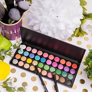 SHANY Boutique 40 Colors Neon Highly Pigmented Long Lasting Matte Shimmer Neon Eyeshadow Palette - eyeshadow palette