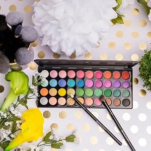 SHANY Boutique 40 Colors Neon Highly Pigmented Long Lasting Matte Shimmer Neon Eyeshadow Palette - eyeshadow palette