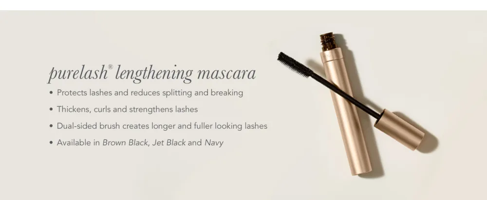 jane iredale PureLash Lash Extender and Conditioner or PureLash Lash Extender and Conditioner & Longest Lash Thickening and Lengthening Mascara Set - mascara lash conditioner purelash lash extender and conditioner eyelash makeup natural vegan