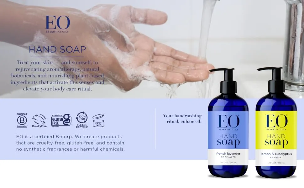 EO Hand Soap: Peppermint and Tea Tree  32 Ounce Refill - product information 1