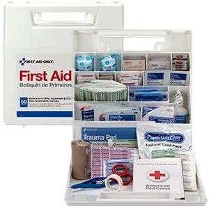 First Aid Only 223-G 25-Person Emergency First Aid Kit for Office  Home Improvement  and Construction with Gasket  107 Pieces - product information 2