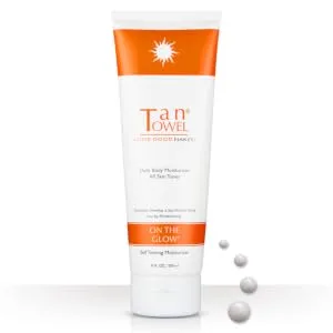 Tan Towel On The Glow Body Moisturizer  8 Fl Oz - product information 1