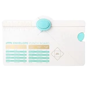 We R Memory Keepers 0633356605416 Board Punch Board & Punch-Mini Envelope (2 Piece)  18.8 x 3 x 15 cm Mini Envelope Punch Board Envelope Boards - mini 1