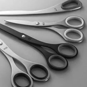 ALLEX Black Scissors All Purpose Sharp Japanese Stainless Steel Blade  Non-Sticking Fluorine Coating Blade for Adhesive Tape  Made in JAPAN - allex scissors