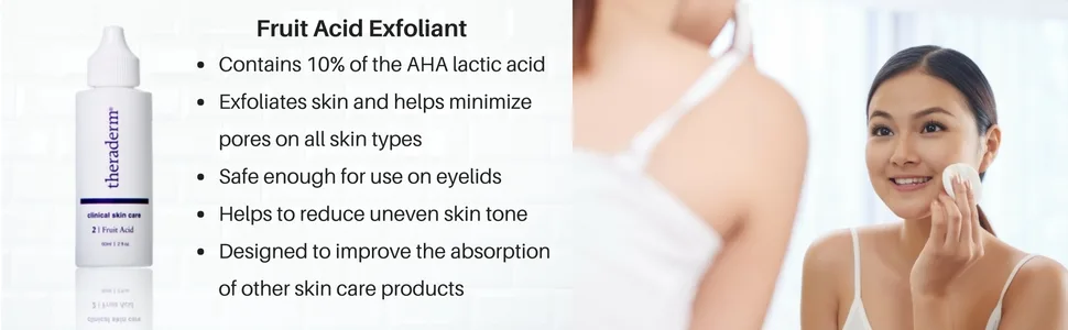 Theraderm - Fruit Acid Exfoliant (10% Lactic Acid) 2 fl oz. - product information 1