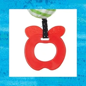 Teether Rattle  World of Eric Carle The Very Hungry Caterpillar Teething Toy for Babies - The Very Hungry Caterpillar Teether Rattle