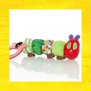 Teether Rattle  World of Eric Carle The Very Hungry Caterpillar Teething Toy for Babies - The Very Hungry Caterpillar Teether Rattle
