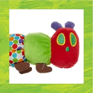Teether Rattle  World of Eric Carle The Very Hungry Caterpillar Teething Toy for Babies - The Very Hungry Caterpillar Teether Rattle
