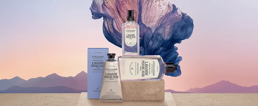 L'OCCITANE Aftershave Balm - Lavender Black Pepper -formerly L'Occitan- Made in France - 75ml - aplus content image
