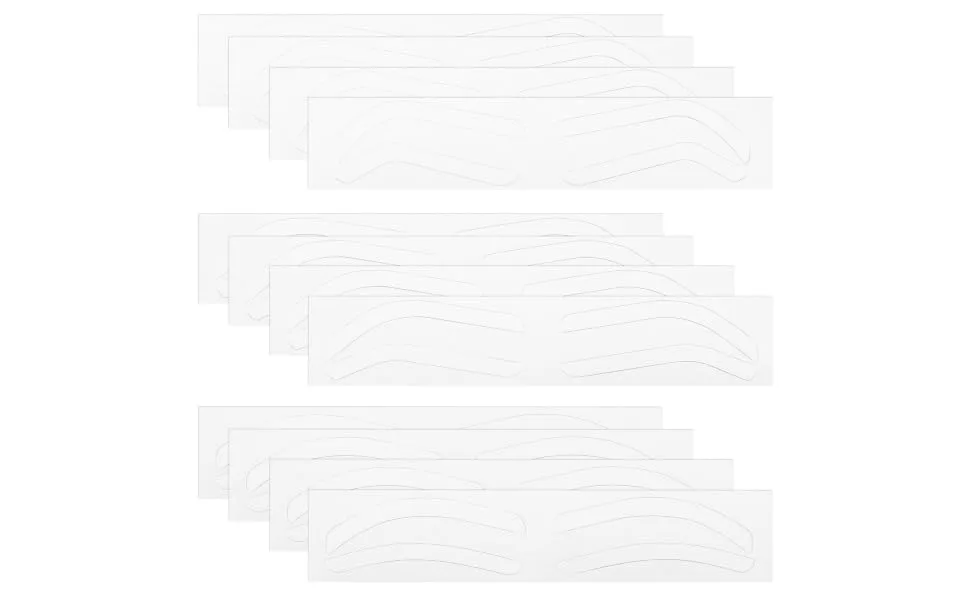 MERRYHAPY MERRYHAPY 12 Sheets Tattoo Auxiliary Artifact Kit Eyebrow Stencil Kit Eyebrow Stencil Kit Eyebrow Stencil Kit Tape Shaping Eyebrow Paper White - product information 1
