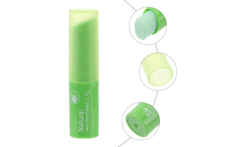  MERRYHAPY MERRYHAPY Aloe Lip Balm Lip Balm Essence Lip Care Balm Exfoliating Smooth Lip Balm Lip Balm Moisturizing Lipstick - product information 1