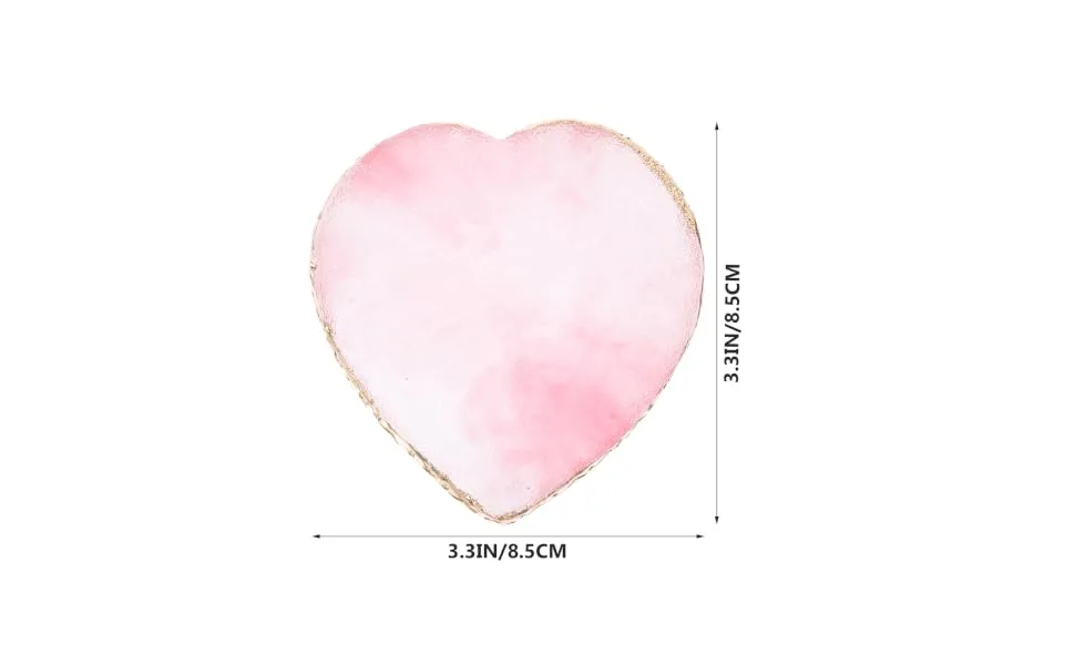  MERRYHAPY MERRYHAPY Manicure Mixing Tray Heart-Shaped Resin Nail Art Palette Practical Nail Art Creations - product information 4