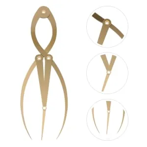  CIMAXIC 1Pc Eyebrow Positioning Ruler Measuring Eyebrow For Microblading Eyebrow Vernier Caliper Eyebrow Measuring Ruler Alloy Eyebrow Shape Device - product information 1