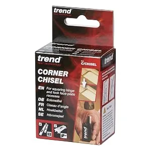 Trend Hinge Recess Squaring Corner Chisel  Quickly Square Up Rounded Corners  C/CHISEL - trend squaring corner chisel for hinge recesses