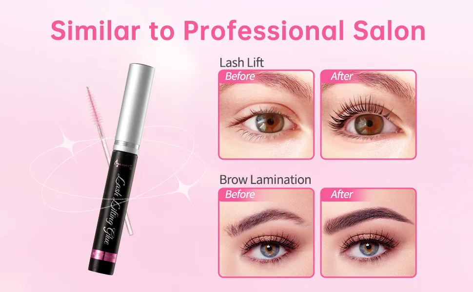  Beauty7 Beauty7 5-Piece Eyelash Extension Lifting Kit - Lifting Gel - Eyebrow Kit - Kit d'extension de cils