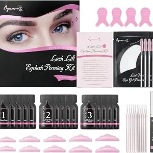  Beauty7 Beauty7 5-Piece Eyelash Extension Lifting Kit - Lifting Gel - Eyebrow Kit - Kit de levage de lash