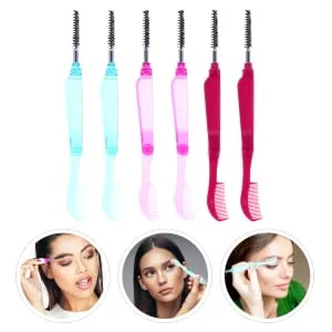  HONMEET 6 Piece Eyebrow Comb Makeup Accessories Practical For Sculpting And Separating Eyebrows - product information 4