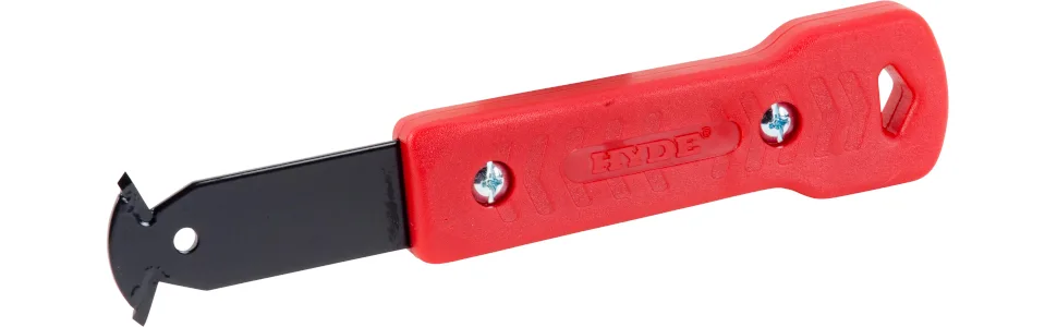 HYDE 19408 Heavy-Duty Carbide Cutter - paint, construction, flooring, roofing cutting tool, floor cutter, roof chisel, masonry tool, cement