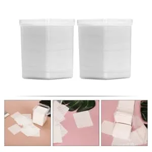  HONMEET Adhesive Wipes 2 Boxes Of Nail Polish Remover 200 Sheets/Box Unscaled Smooth - product information 1