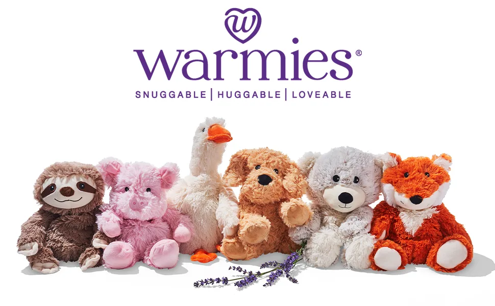 Warmies  Microwavable French Lavender Scented Plush Puppy - warmies