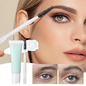 Eyebrow Gel Long-Lasting Eyebrow Fixative - 12ml Quick Drying Long-Lasting Hold Natural Water Resistant With Applicator For All Occasions - Texture imperceptible
