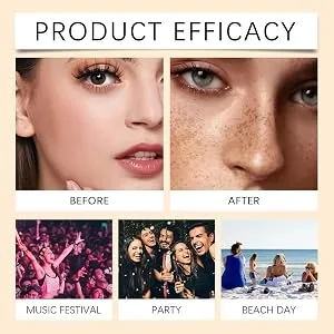  Niktule False Freckle Pen | 3.5g Semi-Permanent Face Makeup Realistic Natural Quick-Drying Makeup for Special Occasions Costumes and Practical Facial Beauty - Facilité d'utilisation