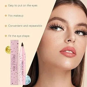  Niktule False Freckle Pen | 3.5g Semi-Permanent Face Makeup Realistic Natural Quick-Drying Makeup for Special Occasions Costumes and Practical Facial Beauty - Texture Réaliste des Taches