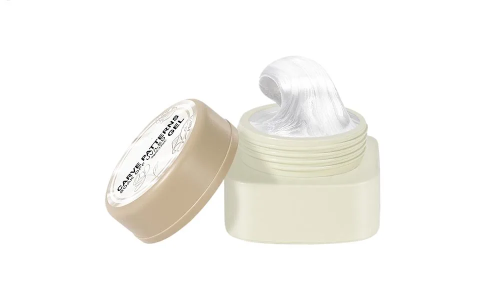  Bexdug 3D Nail Gel Solid Solid Nail Gel | 3D Non Sticky Solid Nail Gel Easy Dry 5G Multifunctional White Manicure Supplies for Salon and Home - Gel à ongles constructeur solide, gel de sculpture à ongles 3D