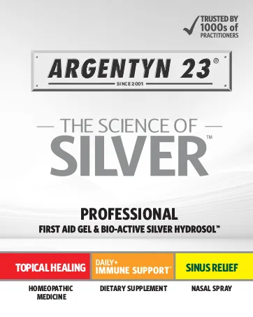 Argentyn 23 Professional Silver First Aid Gel   Topical Healing Homeopathic Medicine - 2oz Pump - argentyn 23