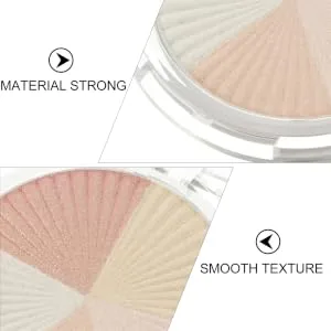  MERRYHAPY MERRYHAPY 1 Box Highlighting Powder Highlighting Powder for Face Shading Powder 5 Colors Pressed Powder Brightening Durable Foundation - product information 1