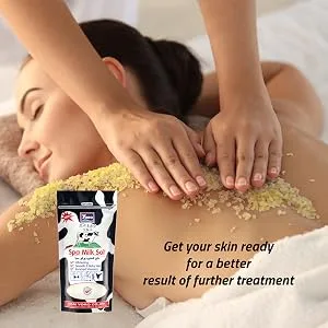 YOKO Spa Milk Salt Bath With Vitamin E & B3-300g (Original) - product information 3