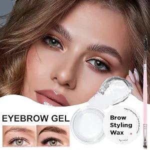  Yorajuy Eyebrow wax clear eyebrow gel waterproof eyebrow styling wax for feathers sweat-proof makeup quick-drying eyebrow cosmetics for home use. - Maquillage durable
