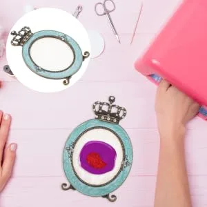  FOYTOKI Nail Art Palette Display Stand Elegant Paint Tray for Nail Art - product information 1